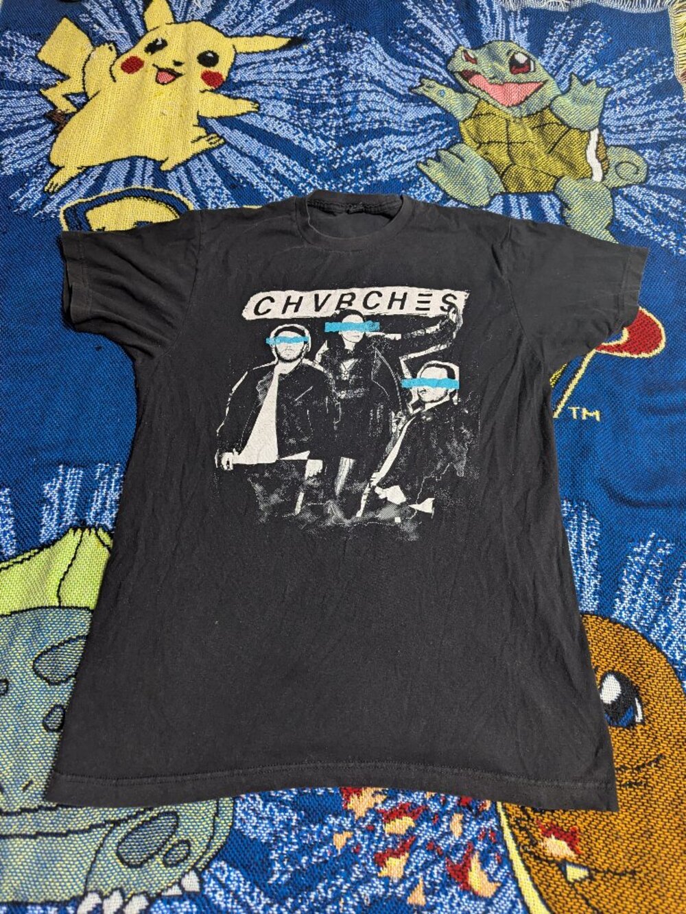 Chvrches Band Black T-Shirt.  In good condition, size medium.
